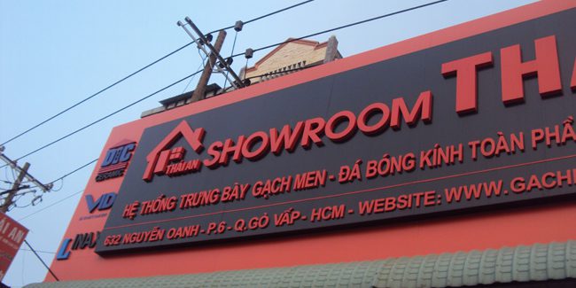 Bảng hiệu quảng cáo chữ nổi mica công ty nội thất Thái Hà - Quảng ...