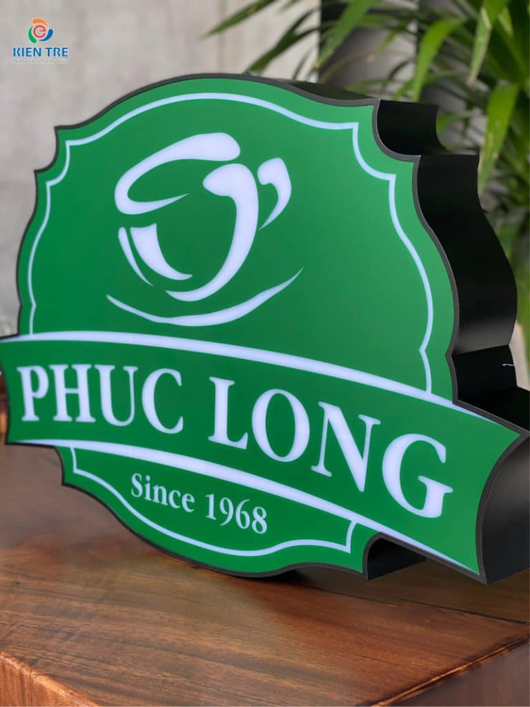 Nhận Gia Công Hộp đèn quảng cáo logo Phuc Long Coffee & Tea